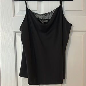 LOFT Black Lace Detail Camisole